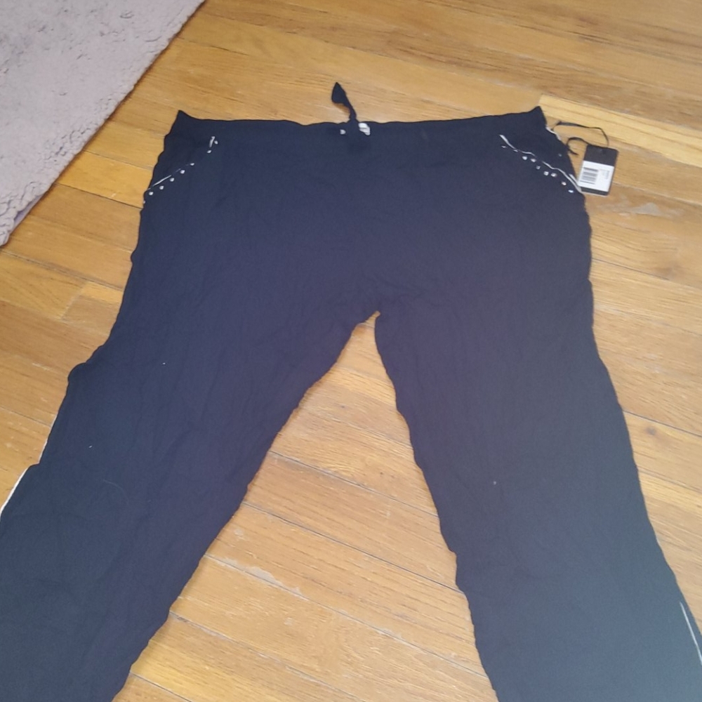 Black pajama bottoms NWT